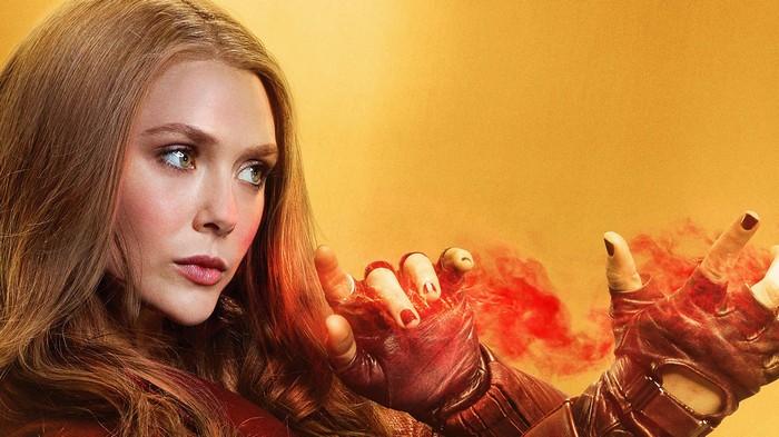 Scarlet Witch using her powers