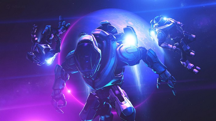 Halo 4K 3D Render of Spartans in Space