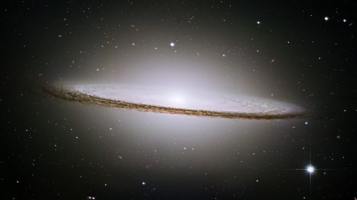 Sombrero Galaxy in Space 4K