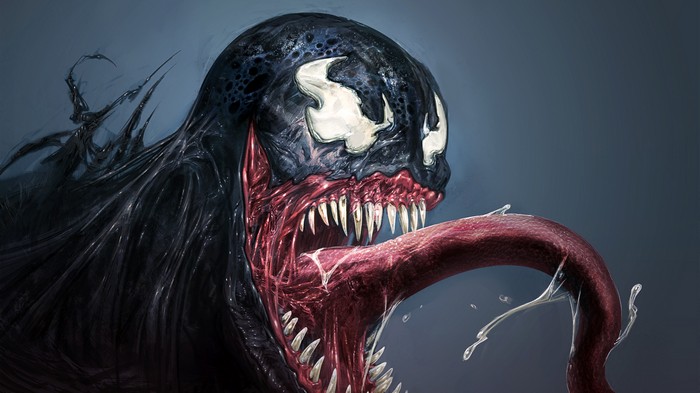 Venom artwork by an artist on Artstation