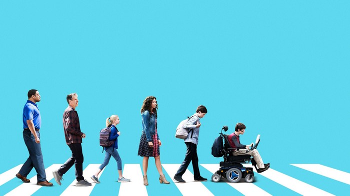 Speechless TV Show Characters on Crosswalk