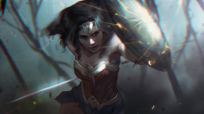 Wonder Woman in digital art