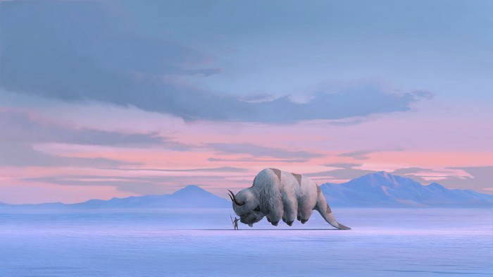 Appa and Aang in Avatar: The Last Airbender 4K