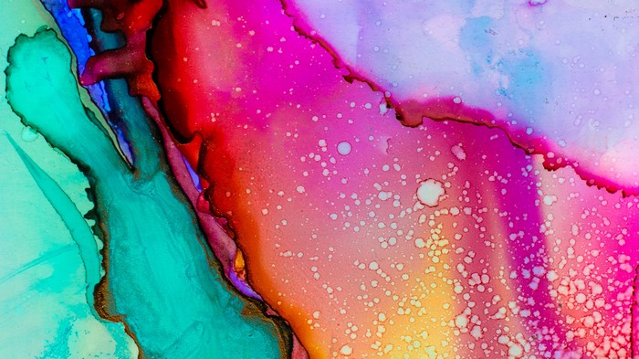Vibrant Abstract Colorful 4K Fluid Art