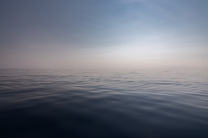 Calm sea and sky at dawn