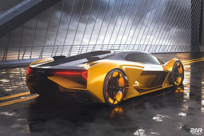 Lamborghini Terzo Millennio Concept Car in 4K