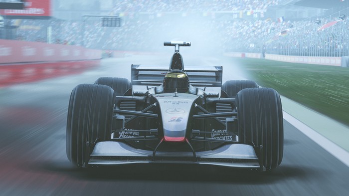 McLaren Formula 1 car on a race track