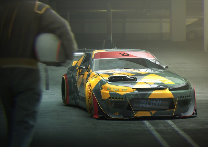 Nissan S15 Drift Car Artwork