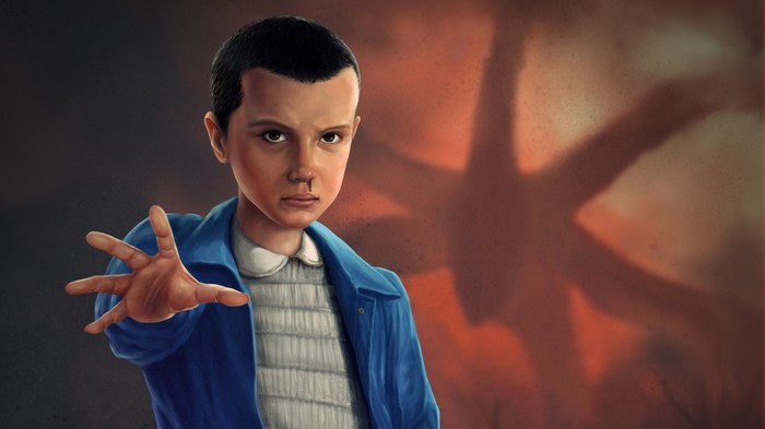 Eleven from Stranger Things artwork