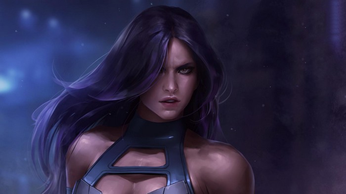 Psylocke artwork by Marvel