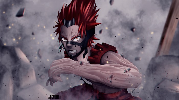 Eijiro Kirishima in My Hero Academia 4K