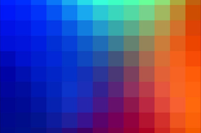 Abstract colorful grid pattern 4K