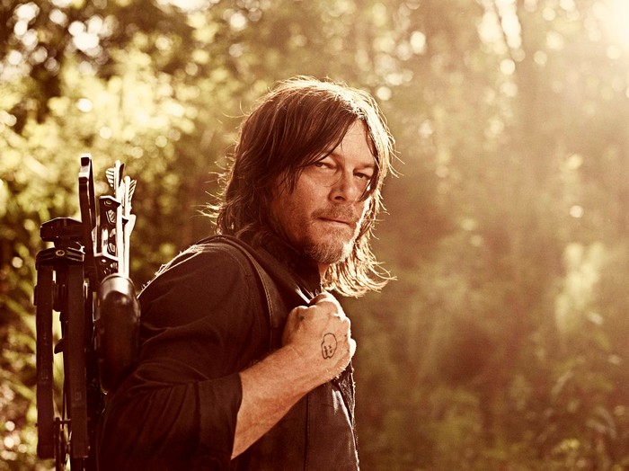 Daryl Dixon from The Walking Dead with a crossbow