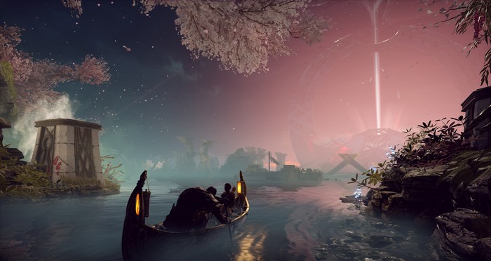 God of War 4K boat journey