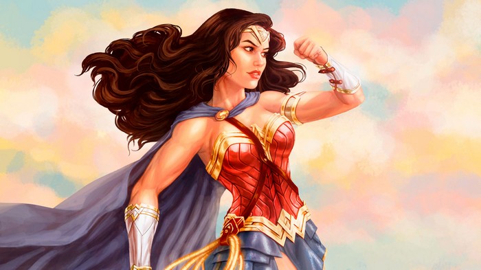 Wonder Woman Artwork 4K