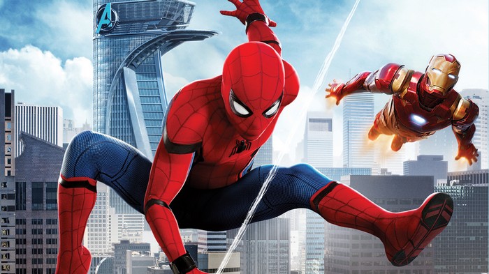 Spider-Man and Iron Man in New York City