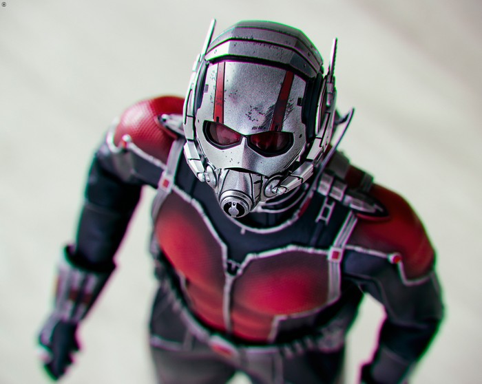Ant-Man action figure in costume