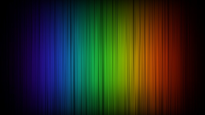Abstract Rainbow Stripes 4K