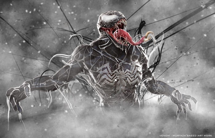Venom Artwork by Murtaza Saeed
