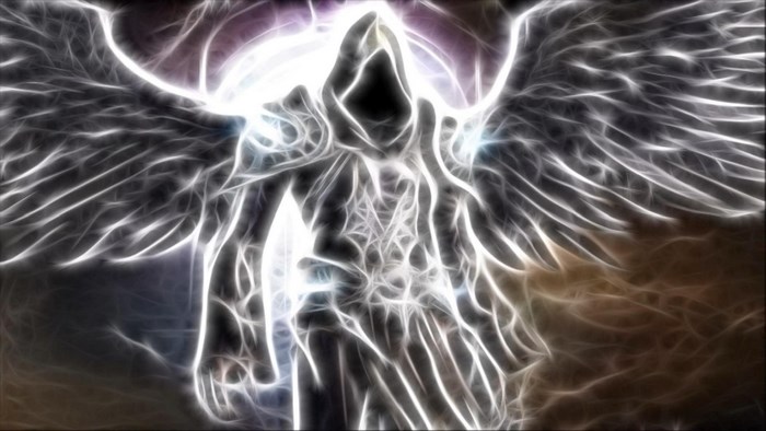 Glowing Angel with Wings