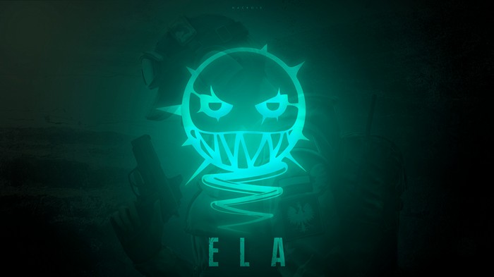 Ela's logo from Tom Clancy's Rainbow Six Siege