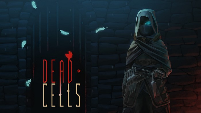 Dead Cells game logo with hooded figure