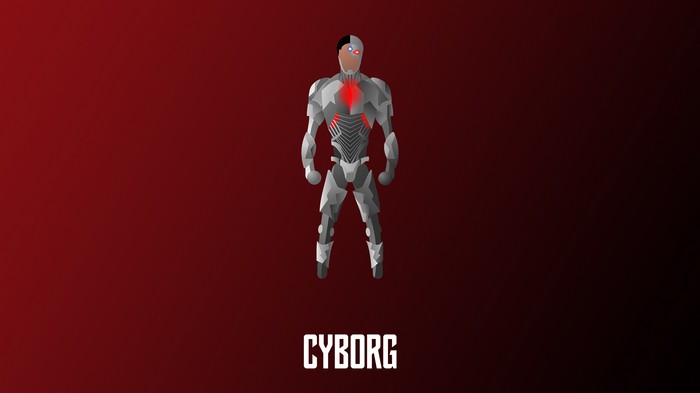 Minimalist Cyborg Illustration 4K