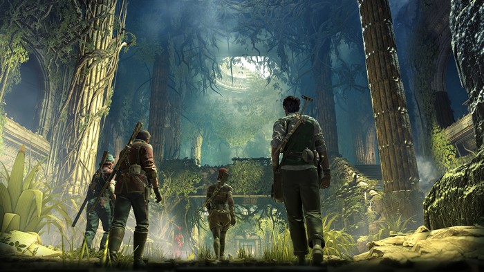 Strange Brigade in a jungle ruin 4K