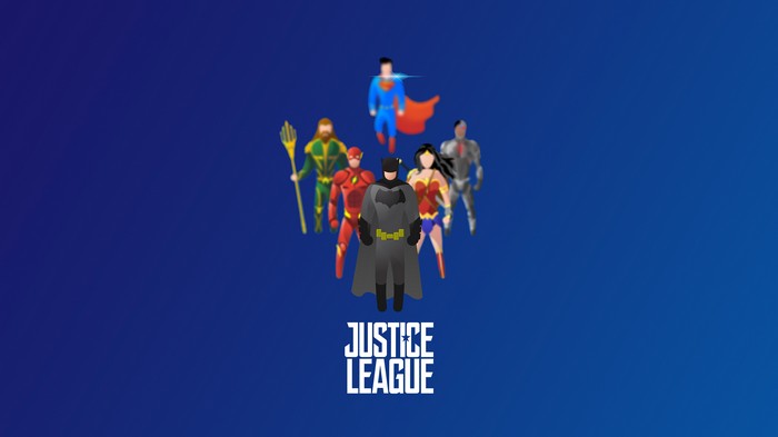 Justice League characters illustration