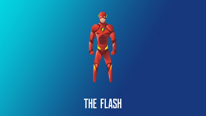 The Flash Minimalist Illustration
