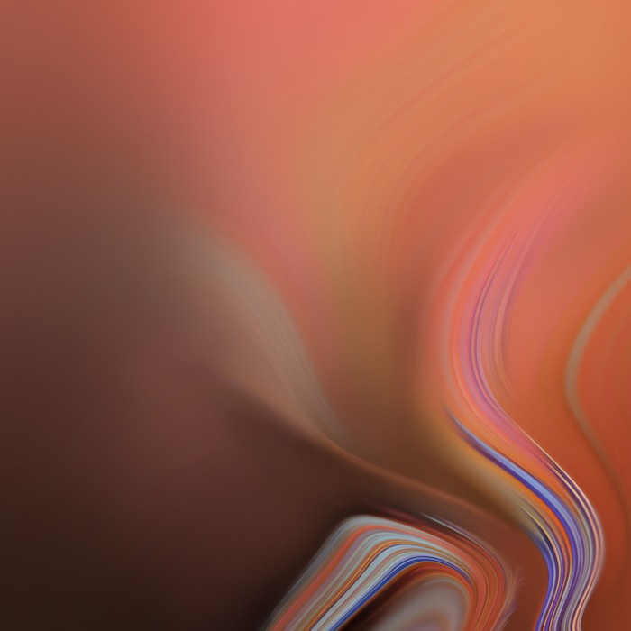 Samsung Note 9 abstract stock image