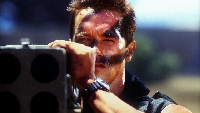 Arnold Schwarzenegger in Commando