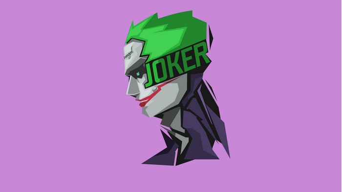 Joker Minimalist Digital Art