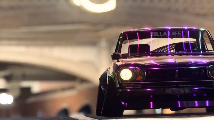 Need for Speed Payback car with neon lights