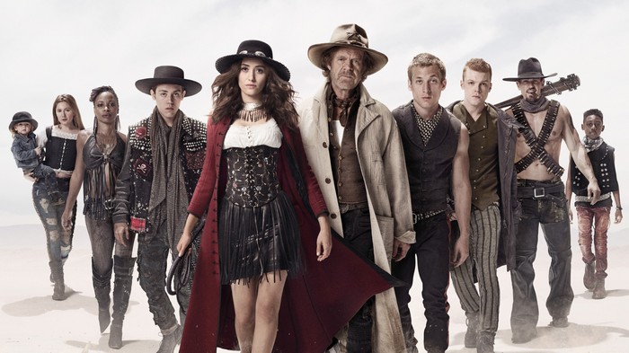 Shameless cast in western-style outfits