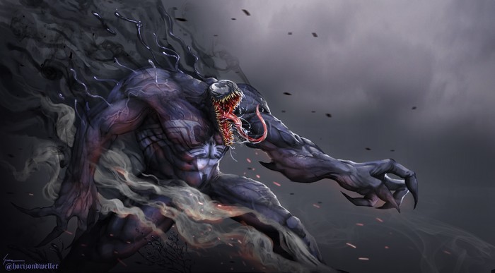 Venom digital art 4K