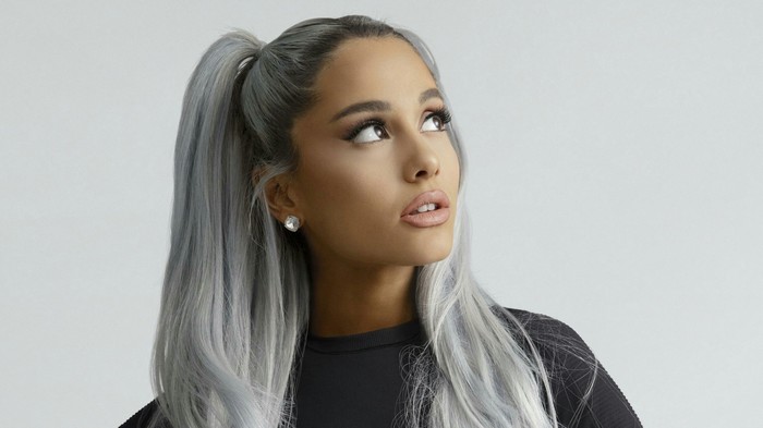 Ariana Grande posing for a photoshoot