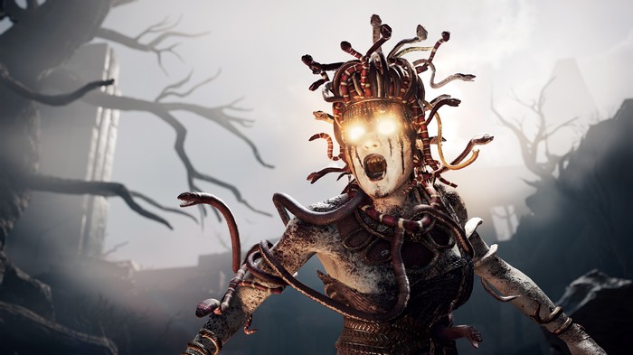 Medusa from Assassin's Creed Odyssey in 4K