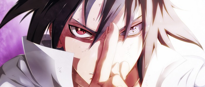 Sasuke Uchiha with Rinnegan and Sharingan