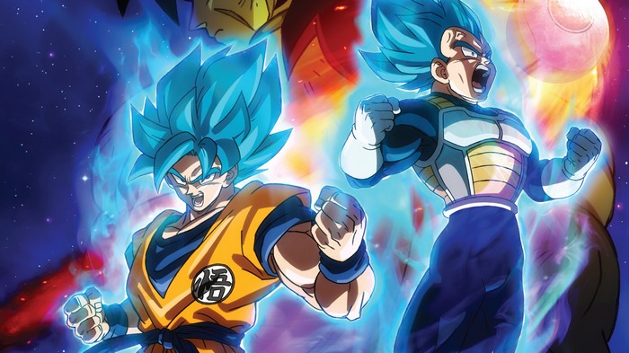 Goku and Vegeta Super Saiyan Blue 4K Dragon Ball Super Broly