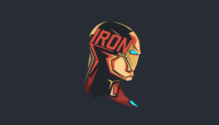 Minimalist Iron Man Artwork
