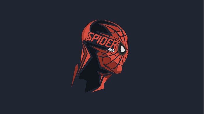 Minimalist Spiderman Artwork