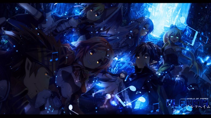 Sword Art Online in Mystic Blue Cave