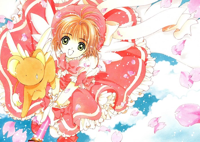 Sakura Kinomoto and Kero from Cardcaptor Sakura