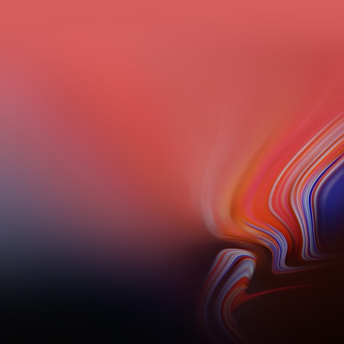 Samsung Galaxy Note 9 Abstract Stock Image