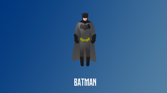 Batman illustration in 4K
