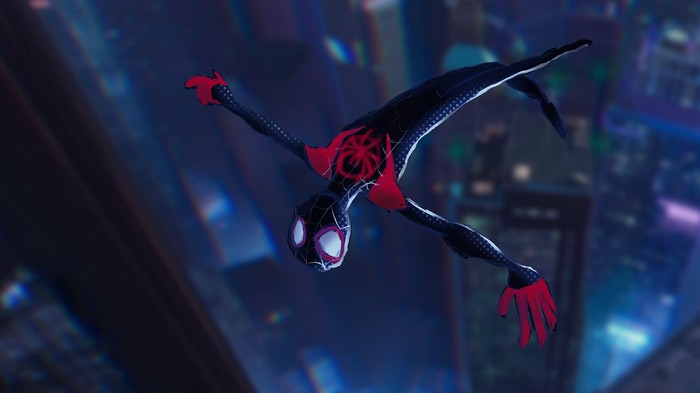 Miles Morales Spider-Man in Into the Spider-Verse 4K