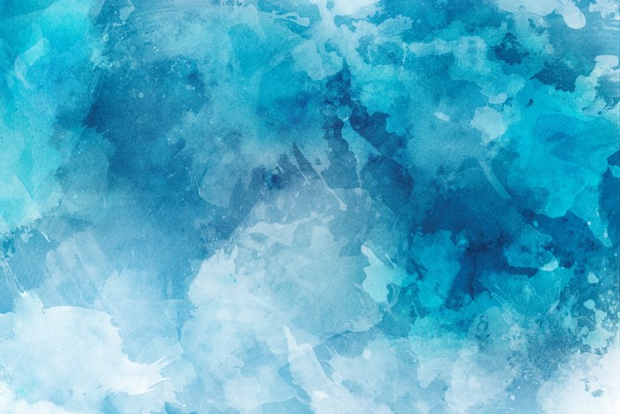 Abstract blue watercolor texture