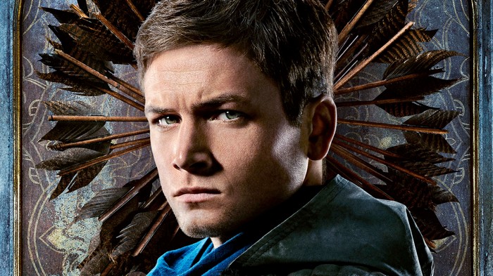 Robin Hood 4K movie poster with Taron Egerton