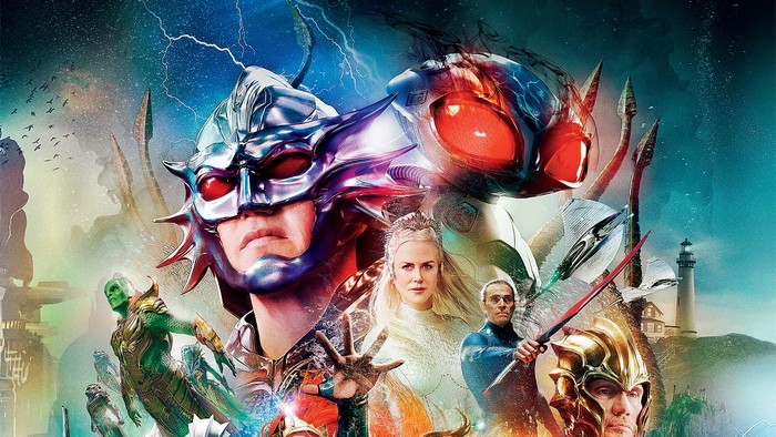 Aquaman Movie Poster with Aquaman and Black Manta
